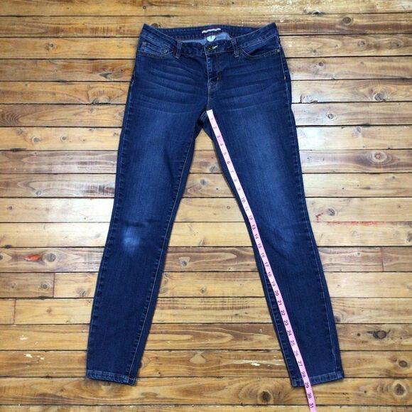 TOMMY Hilfiger jeans skinny mid rise stretch blue denim preppy size 4 regular - Picture 6 of 10